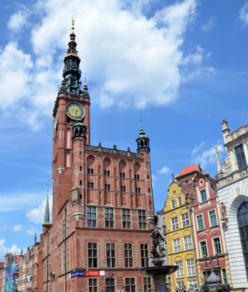 Das Rathaus in der Langen Gasse von Danzig. Foto: gdansk.de